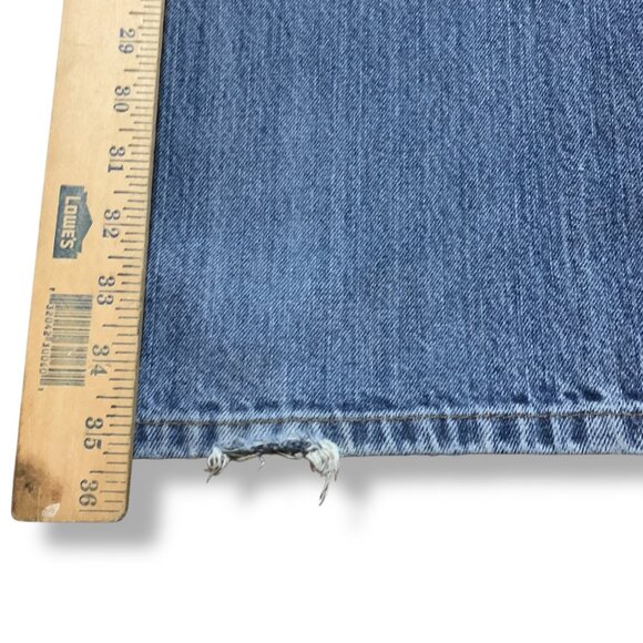 Vintage Cinch Mens Blue Jean Medium Wash Size 32x36 Relaxed Straight-Leg Y2K - Picture 13 of 16